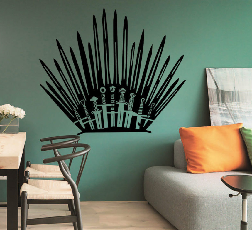 Iron Throne Creative stickers - Do Home Improvement - [product_variant] - grass - lawn - green grass -