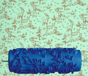 5 Inch Printing Pattern Roller Sleeve - Do Home Improvement - [product_variant] - grass - lawn - green grass -